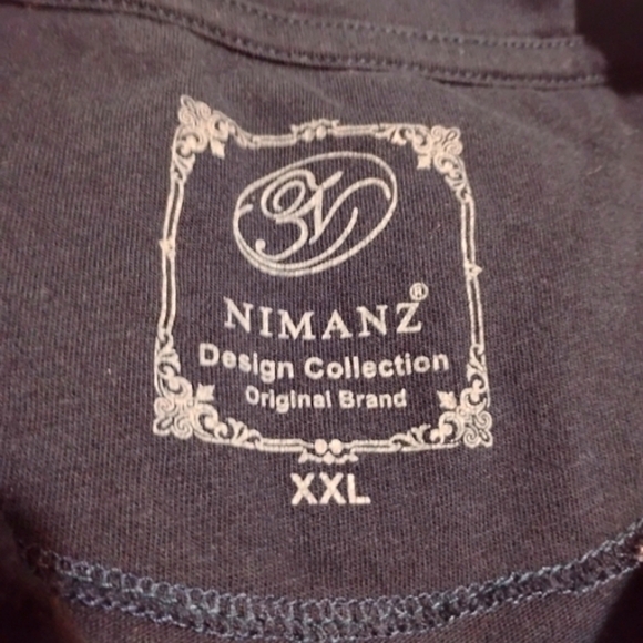 NIMANZ TEE - DYNASTY | Mens XXL Cotton Tee Patterned Designer T-shirt - Picture 9 of 13